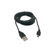 Кабель Mini - USB для плеєрів, колонок, відеореєстраторів / 3 метра / Чорний