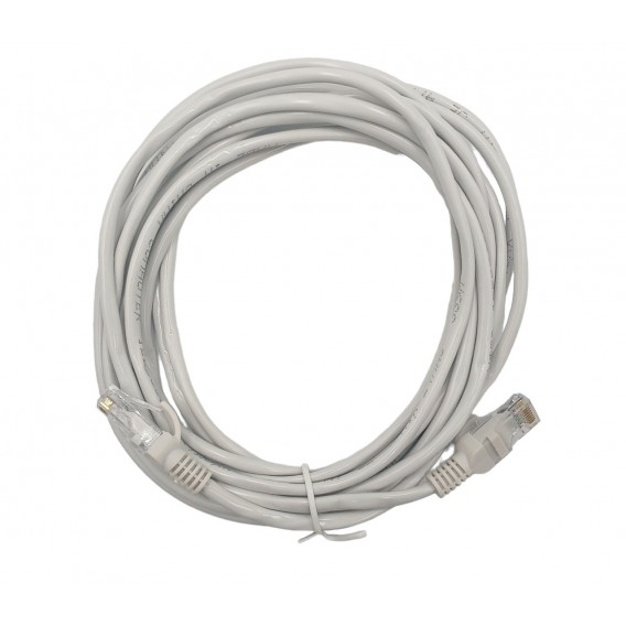 Кабель патч-корд LAN - LAN для інтернету / 10 метрів / Сірий