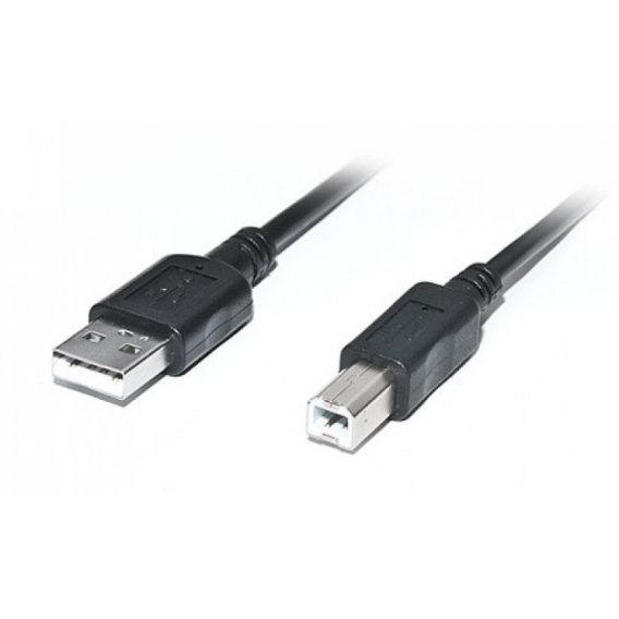 Кабель для принтера (сканера) USB 2.0 AM-BM / 3 метра / Чорний
