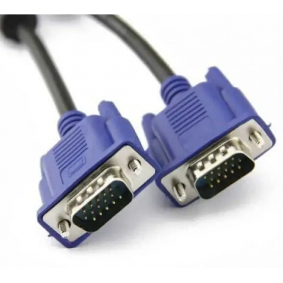 Кабель VGA-VGA / 3M (2898) з феритами / Чорний