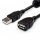 Кабель-удлинитель USB 2.0 AM-AF с ферритом 1.5 метра черный