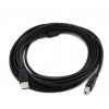 Кабель для принтера (сканера) USB 2.0 AM-BM / 5 метрів / Чорний
