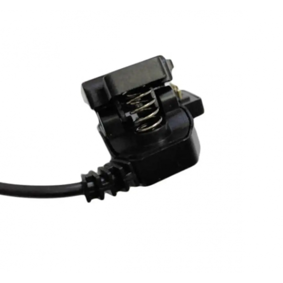 Адаптер USB кабель для смарт-годинника на 4 контакти 9 мм. 30 см. / Чорний