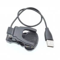 Адаптер USB кабель для смарт-годинника на 2 контакти 9 мм. 30 см. / Чорний