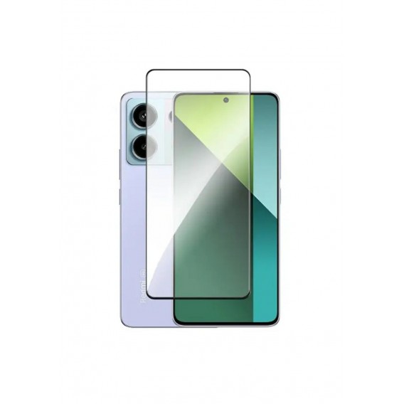 Загартоване захисне скло на смартфон Xiaomi Redmi Note 13 Pro 5G / Чорна рамка