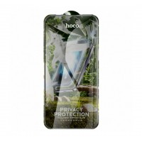 Загартоване скло HOCO G11 на Iphone 15 Pro Max Антишпигун / Повне покриття / Чорна рамка Загартоване скло HOCO G11 на Iphone 15 Pro Max Антишпигун / Повне покриття / Чорна рамка