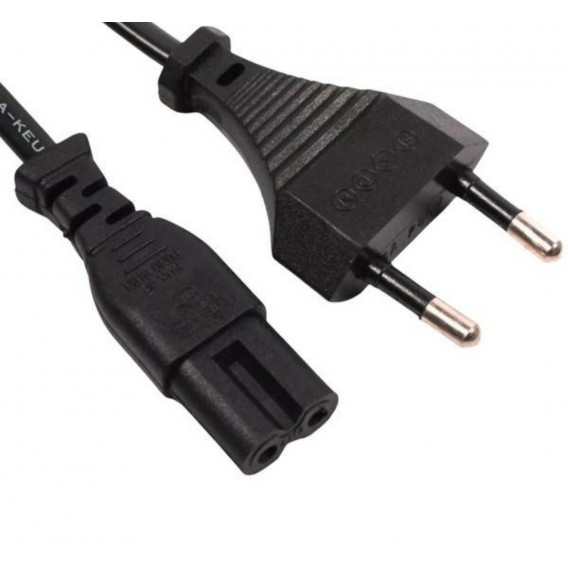 Кабель (шнур) живлення для радіоприймачів / 1.2м / Чорний