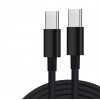 Кабель для захищених смартфонів (PD 30W) Type-C - Type-C (конектор 10 mm.) 1 метр \ Чорний
