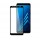 Загартоване захисне скло на Samsung A8 2018 / Чорна рамка