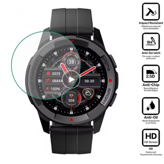 Загартоване захисне скло на годинник Xiaomi Mibro X1