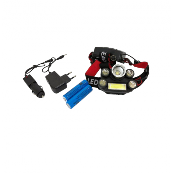 Ліхтар налобний X- Balog BL - T64 / 2шт. 18650 / Чорний