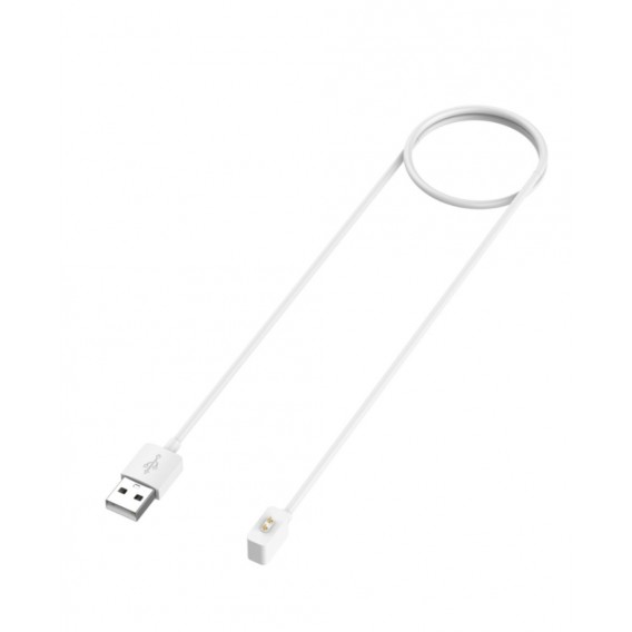 Магнітний USB кабель для зарядки фітнес браслета Xiaomi Mi Band 10 \ 60см. \ Білий