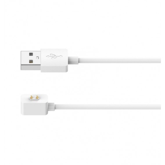 Магнітний USB кабель для зарядки фітнес браслета Xiaomi Mi Band 10 \ 60см. \ Білий