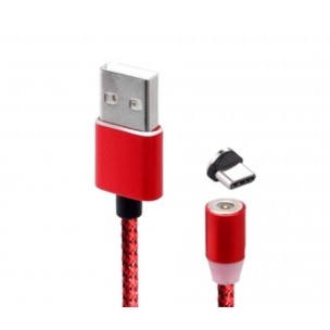 Магнитный кабель X-Cable Type-c Круглый \ Красный
