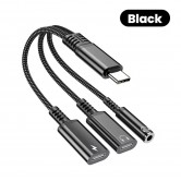 Переходник Aux и зарядка 3в1 для Iphone 17, 17 Pro, 17 Pro Max, 17 Air\ Черный Переходник Aux и зарядка 3в1 для Iphone 17, 17 Pro, 17 Pro Max, 17 Air\ Черный