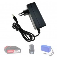 Зарядний пристрій 12.6V 2A для li-on акумуляторів / Чорний