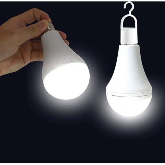 Світлодіодна лампочка LED bulb з 1 акумулятором в патрон Е27