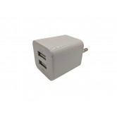 Блок живлення 2 USB 5V (Макс. 3.1А 11ват) / Білий Блок живлення 2 USB 5V (Макс. 3.1А 11ват) / Білий