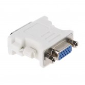 Переходник пассивный DVI-D 24+1 на VGA белый Переходник пассивный DVI-D 24+1 на VGA белый