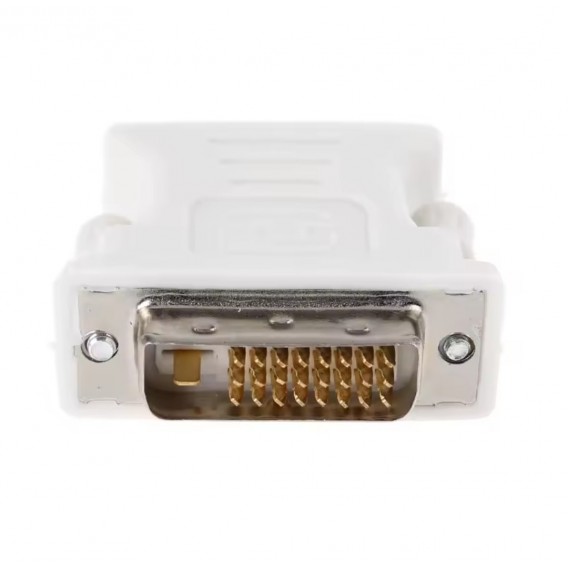 Перехідник DVI (24+1 зовнішній) - VGA ( внутрішній) / білий