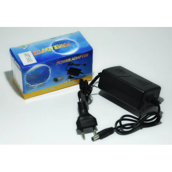 Мережевий зарядний пристрій Big / 12V 2A / 5.5*2.5 / Чорний