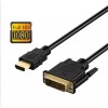 Кабель HDMI-DVI 1080P для моніторів ПК / 1.5M / Чорний