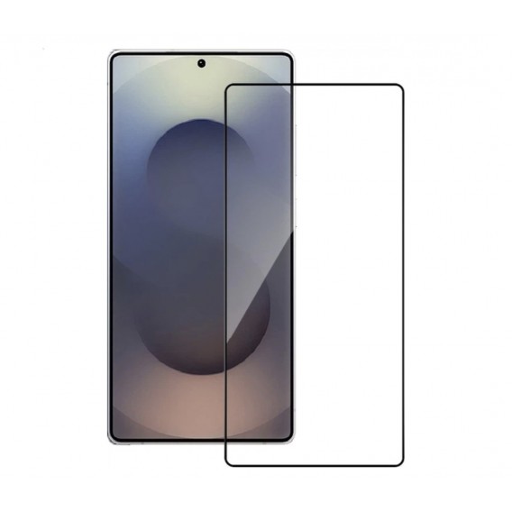 Захисне скло на смартфон Samsung S25 Ultra \ Чорна рамка