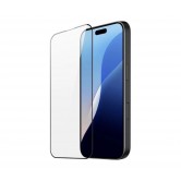 Защитное стекло на смартфон iPhone 17 Air / Полное покрытие / Черная рамка