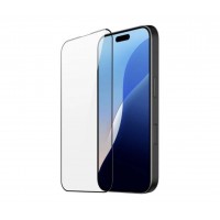 Захисне скло на смартфон iPhone 17 Pro  / Повне покриття / Чорна рамка