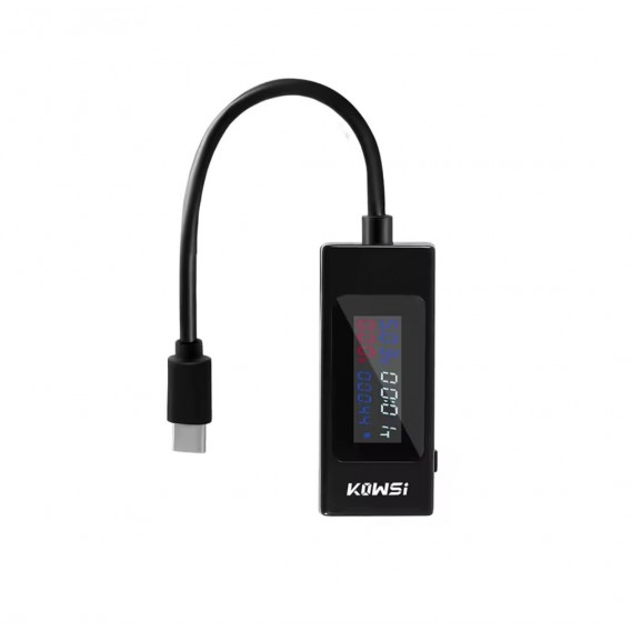 Type-C Тестер KCX-065C (4-30v) / Чорний