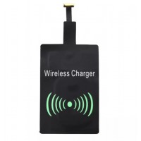 Універсальний ресивер (приймач) для безпровідної зарядки Micro USB (тип B) Чорний