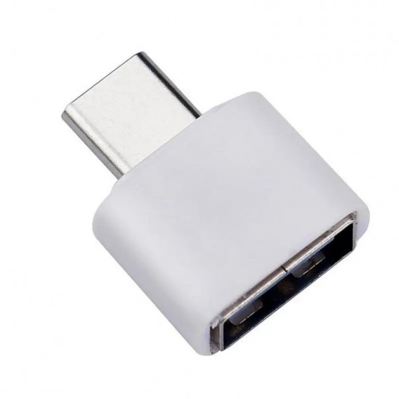 OTG Перехідник USB Type C 3.0 для карти пам'яті / Білий