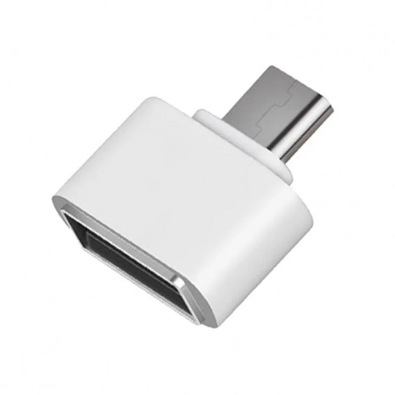 OTG Перехідник USB Type C 3.0 для карти пам'яті / Білий