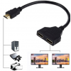 Адаптер розгалужувач HDMI на 2 HDMI (спліттер) / Комутатор / Чорний