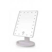 Дзеркало з підсвічуванням Led Mirror / Дзеркало для макіяжу з USB / Біле