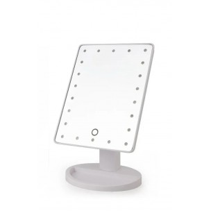 Дзеркало з підсвічуванням Led Mirror / Дзеркало для макіяжу з USB / Біле