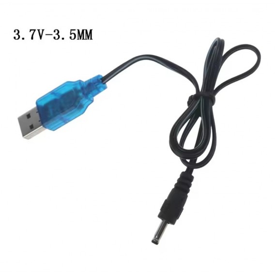 Кабель USB 3.7 вольт 3.5мм для іграшок на радіокеруванні Кабель USB 3.7 вольт 3.5мм для іграшок на радіокеруванні