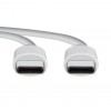 Кабель для защищенных смартфонов (PD 30W) Type-C - Type-C (коннектор 10 mm.) 1 метр \ Белый