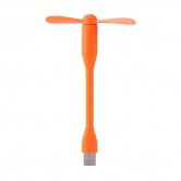 Мини вентилятор USB для компьютера Pover Bank / Оранжевый