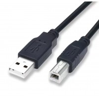Кабель USB Type-A - USB Type-B для принтера та сканера, чорний, 1.8 m Кабель USB Type-A - USB Type-B для принтера та сканера, чорний, 1.8 m