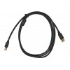 Кабель USB Type-A - USB Type-B для принтера та сканера, чорний