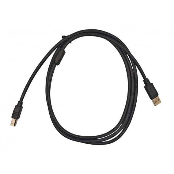Кабель USB Type-A - USB Type-B для принтера та сканера, чорний Кабель USB Type-A - USB Type-B для принтера та сканера, чорний