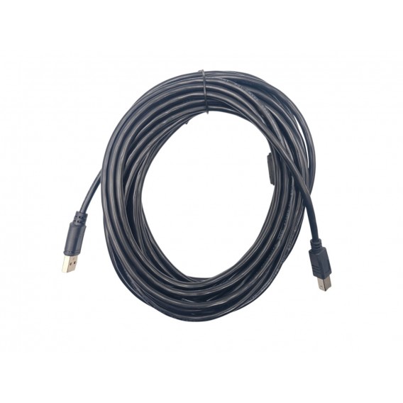 Кабель USB 2.0 USB Type-A - USB Type-B для принтера та сканера, 10 м, чорний Кабель USB 2.0 USB Type-A - USB Type-B для принтера та сканера, 10 м, чорний