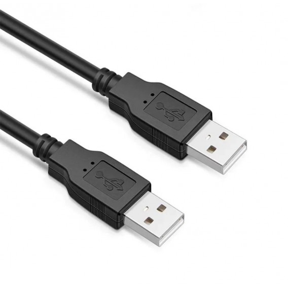 Кабель USB-A - USB-A, чорний