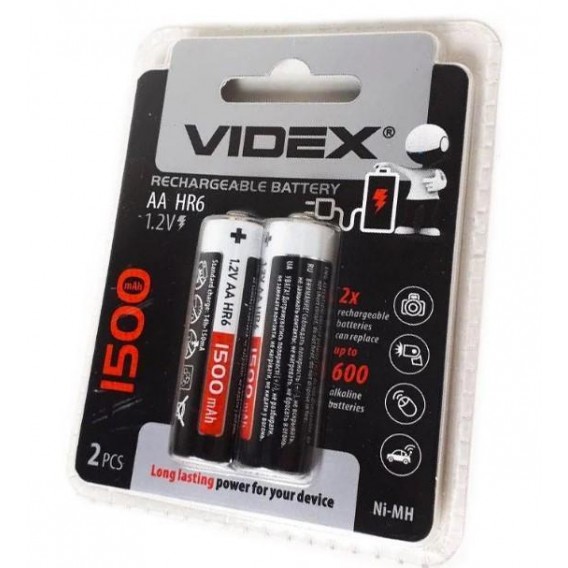 Акумулятор Videx Ni-MH AA / 1500 mAh Акумулятор Videx Ni-MH AA / 1500 mAh