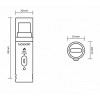 Електрозапальничка-брелок Toocki TG13 Type-C