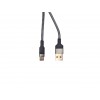 Нейлоновий кабель USB - Type-c для швидкої зарядки смартфонів \ 10 метрів \ Сірий