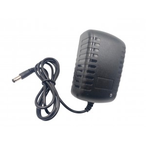 Мережевий блок живлення з індикатором / 24V 2A / AC - DC / Чорний