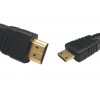 Кабель Mini HDMI - HDMI / 10 метрів / Чорний