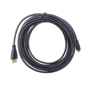 Кабель HDMI - Micro HDMI / 5 метрів / Чорний Кабель HDMI - Micro HDMI / 5 метрів / Чорний